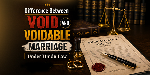 Difference Between Void And Voidable Marriage Under Hindu Law