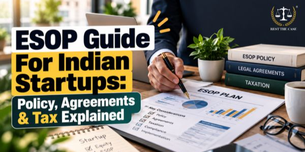 Feature Image for the blog - ESOP Guide For Indian Startups: Policy, Agreements & Tax Explained
