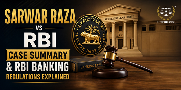 Sarwar Raza vs RBI Case Summary & RBI Banking Regulations Explained