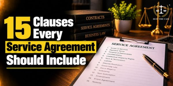 Feature Image for the blog - 15 Clauses Every Service Agreement Should Include