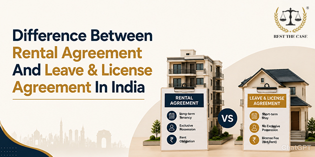 Difference Between Rental Agreement And Leave & License Agreement In India