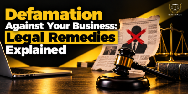 Feature Image for the blog - Defamation Against Your Business: Legal Remedies Explained