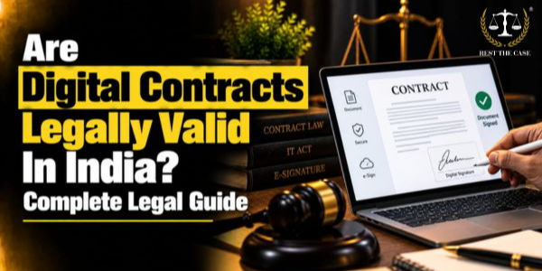 Feature Image for the blog - Are Digital Contracts Legally Valid In India? Complete Legal Guide