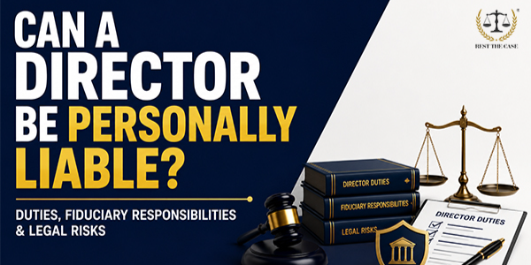 Can a Director Be Personally Liable? Duties, Fiduciary Responsibilities & Legal Risks
