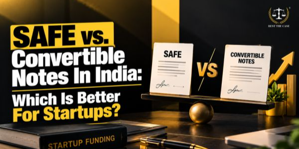 Feature Image for the blog - SAFE vs Convertible Notes In India: Which Is Better For Startups?